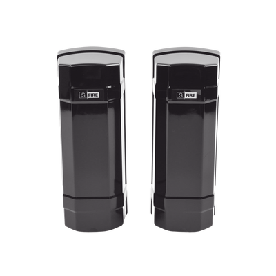 Detector de rayo fotoeléctrico / 2 rayos / 4 frecuencias / 100mts exterior / Alimentacion 12-24VDC/VAC - Kompletum