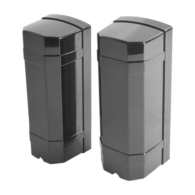 Detector de rayo fotoeléctrico / 2 rayos / 4 frecuencias / 100mts exterior / Alimentacion 12-24VDC/VAC - Kompletum