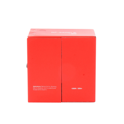 Bobina de 305 Metros de Cable / 2 x 22 AWG / Tipo CCA de Color Blanco / Aplicaciones en Alarmas de Intrusión/Control de Acceso/Automatización/ Interfonos y TV porteros - Kompletum