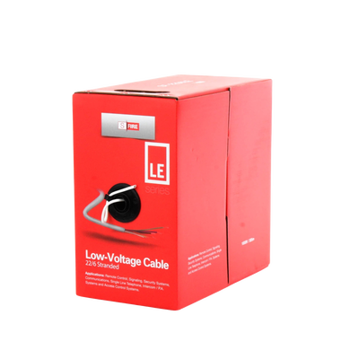 Bobina de 305 Metros / Cable de CCA / 6 x 22 AWG / Tipo Aluminio Revestido de Cobre / Aplicaciones en Control de Acceso / Alarmas de Intrusión/Control de Acceso / Automatización / Interfonos y TV Porteros - Kompletum