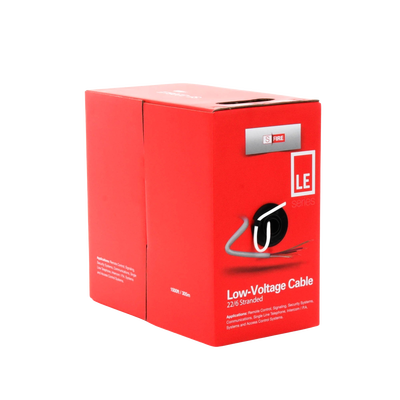 Bobina de 305 Metros / Cable de CCA / 6 x 22 AWG / Tipo Aluminio Revestido de Cobre / Aplicaciones en Control de Acceso / Alarmas de Intrusión/Control de Acceso / Automatización / Interfonos y TV Porteros - Kompletum