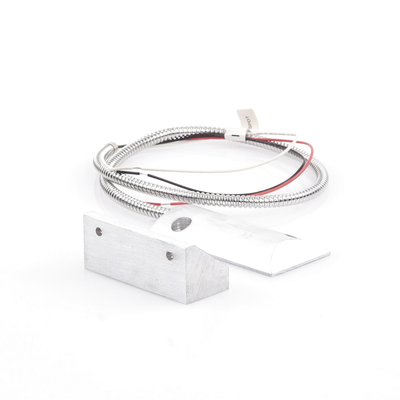 Contacto Magnético para Piso, Salida Dual NC/NA, GAP 65mm, Cubierta de Aluminio con 55cm de Cable Blindado - Kompletum