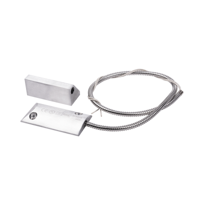 Contacto magnético para piso uso rudo con 55cm de cable blindado / GAP 80mm /  NC - Kompletum