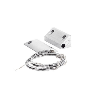 Contacto magnético para piso uso rudo con 55cm de cable blindado / GAP 80mm /  NC - Kompletum