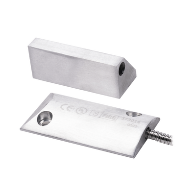 Contacto magnético para piso uso rudo con 55cm de cable blindado / GAP 80mm /  NC - Kompletum