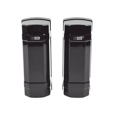 Detector de rayo fotoeléctrico / 2 rayos / 4 frecuencias / 60mts exterior / Alimentacion 12-24 VDC/VAC - Kompletum