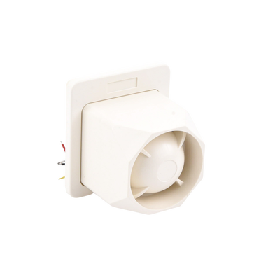 Sirena resistente para exterior con dos tonos no requiere gabinete - Kompletum