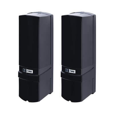 Detector de rayo fotoeléctrico / 3 rayos / 4 frecuencias / 50mts exterior / Alimentacion 12-24 Vcc - Kompletum