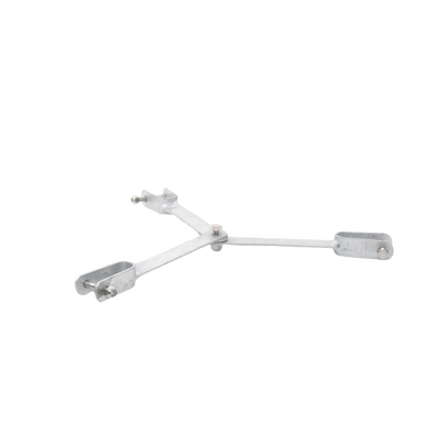 Brida para sujeción de retenida compatible con tramos STZ30G, Galvanizado por Inmersión en Caliente. SYSCOM TOWERS