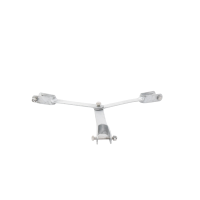 Brida para sujeción de retenida compatible con tramos STZ30G, Galvanizado por Inmersión en Caliente. SYSCOM TOWERS