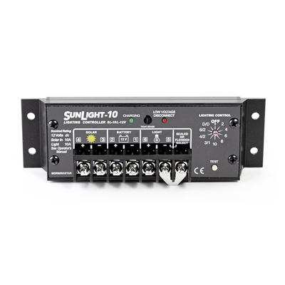 Controlador Solar para Iluminación de Luz Mercurial, Estaciones de Autobús y Señalamientos 10 A, 12 Vcc. - Kompletum