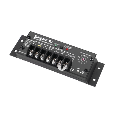 Tempocontrolador Solar para Iluminación de Luz Mercurial, Estaciones de Autobús y Señalamientos 10 A, 24 Vcc. MORNINGSTAR