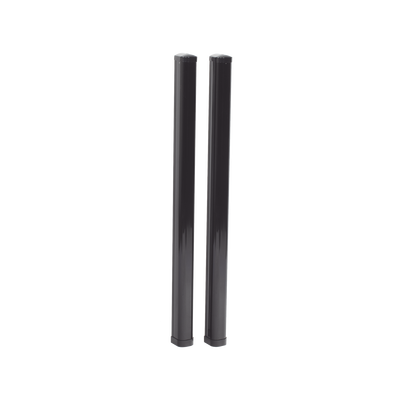 Detector Fotoeléctrico de 100 cm de Altura Tipo Cortina para Detección Perimetral / Con baterías de respaldo / Cobertura de 100 metros en exterior y 200 metros en interior / Alimentación a 110VAC / Batería de respaldo - Kompletum