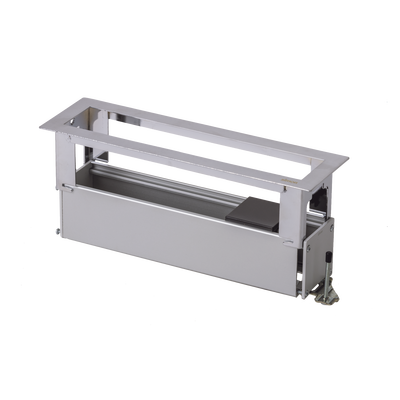 Caja Para Instalación en Escritorio para Voz, Datos o Contactos Eléctricos / Capacidad para 4 Módulos / Salida de Cables "Posterior" / Los Módulos se Adquieren Aparte / (KFC134/14CY) - Kompletum