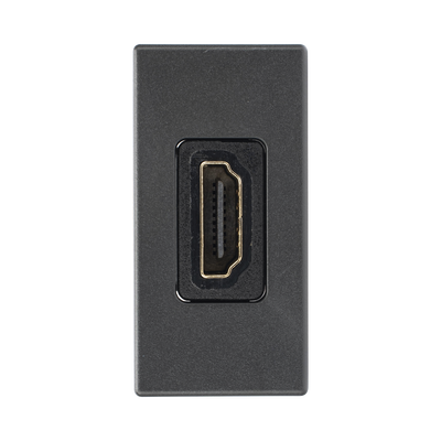 Módulo HDMI Hembra - Hembra Color Grafito / (K129B/14) - Kompletum