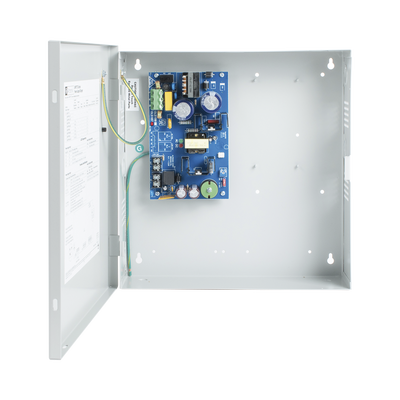 12 o 24 Vcc @ 6 Amp. / fuente de alimentación / 1 salida / capacidad de baterías de respaldo / requieren baterías - Kompletum