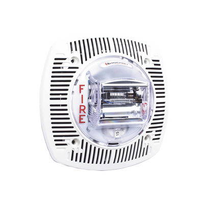 Bocina con estrobo para pared color BLANCO (0501-06210) - Kompletum