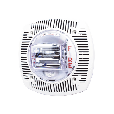 Bocina con estrobo para pared color BLANCO (0501-06210) - Kompletum