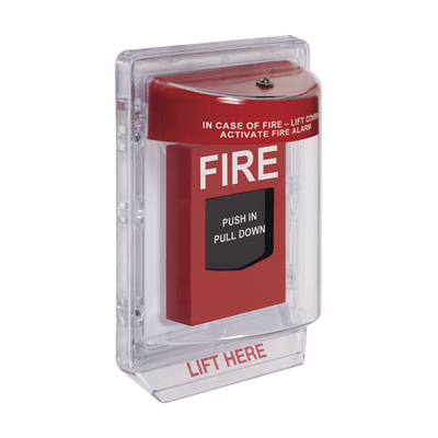 Cubierta Protectora de Policarbonato Serie Stopper II® , Con Bocina, Sin Espaciador, Montaje Empotrado, Etiqueta en Inglés - Kompletum