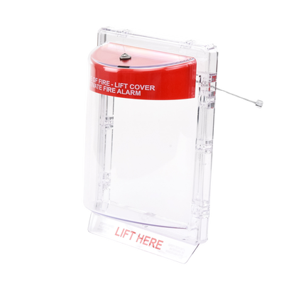 Cubierta Protectora Serie Stopper II® De Policarbonato Super Resistente, Montaje Empotrado, Texto En Inglés, Sin Bocina - Kompletum