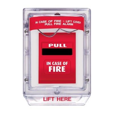 Cubierta Protectora Serie Stopper II® De Policarbonato Super Resistente, Montaje Empotrado, Texto En Inglés, Sin Bocina - Kompletum