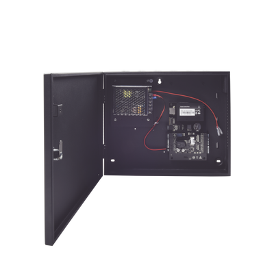 C3100 Panel de Control de Acceso para 1 Puerta / Fácil Administración / 30,000 Tarjetas / Incluye Gabinete y Fuente de Alimentación 12Vcc/3A / Software GRATIS - Kompletum