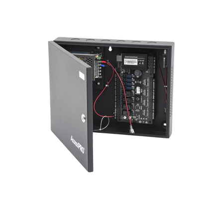 C3400 Panel de Control de Acceso para 4 Puertas / Fácil Administración / 30,000 Tarjetas / Incluye Gabinete y Fuente de Alimentación 12Vcc/3A / Software GRATIS - Kompletum