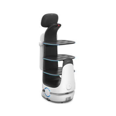 Robot Autonomo para Servicio de Meseros Ubicado por SLAM (Laser) / Mejora el Servicio al Cliente / Soporta 10 Kgs por Charola / Ideal para Restaurantes, Cafeterias, Hospitales, Salones de Eventos, Etc... - Kompletum