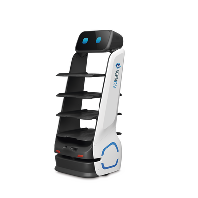 Robot Autonomo para Servicio de Meseros Ubicado por SLAM (Laser) / Mejora el Servicio al Cliente / Soporta 10 Kgs por Charola / Ideal para Restaurantes, Cafeterias, Hospitales, Salones de Eventos, Etc... - Kompletum
