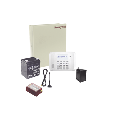 (2 Años 4GLTEM/5G ILIMITADO INCLUIDO)  Kit Vista48LA con comunicador 4GLTEM/5G MN01, Teclado, Gabinete, Batería y Transformador - Kompletum