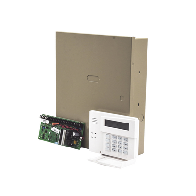 Panel de Alarma de 48 Zonas con Teclado Alfanumérico y Receptor Inalámbrico Interconstruido - Kompletum