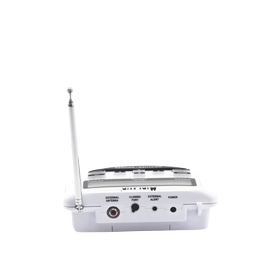 Radio de Alertas Meteorológicas WR120 / 7 Canales NOAA / Tecnología S.A.M.E. / Alerta por Voz y Sirena 90dB / Backup de Baterías - Kompletum