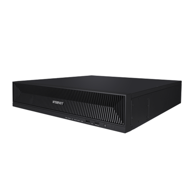 NVR 32 Megapixel (8K) / 32 Canales IP / Soporta 8 Discos Duros / H.265 & Wisestream / Wisenet P2P / ONVIF / Compatible con Cámaras IA / Salida HDMI en 4K - Kompletum