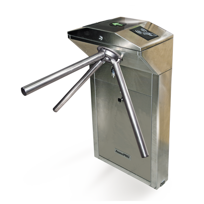 (TS1000) Torniquete en Acero, Bidireccional, Espacio para Lectora de Prox, Interiores - Kompletum