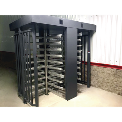 Torniquete Doble / Cuerpo Completo / Interior/Exterior / 100% Acero con Pintura Gris / EJE CENTRAL de Acero Inoxidable / Acabado de Lujo / Alto Tráfico - Kompletum