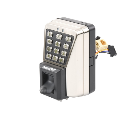 (ZK MA500)Lector IP de Huella y Proximidad con Teclado Antivandálico para Exterior / Administración con software o de manera autónoma (directo en el teclado) / Relevador para chapa - Kompletum