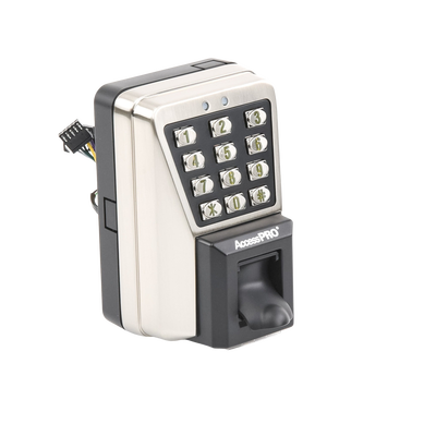 (ZK MA500)Lector IP de Huella y Proximidad con Teclado Antivandálico para Exterior / Administración con software o de manera autónoma (directo en el teclado) / Relevador para chapa - Kompletum