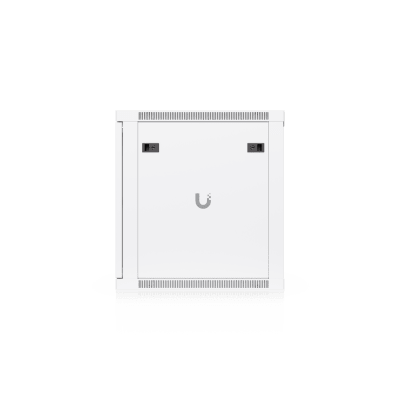 UACC Rack Cabinet 12U (598 x 600 mm) - Gabinete Cerrado para Montaje en Pared con Puerta Frontal de Vidrio Templado, Totalmente Ensamblado con Ventiladores Integrados y Paneles Removibles - Kompletum