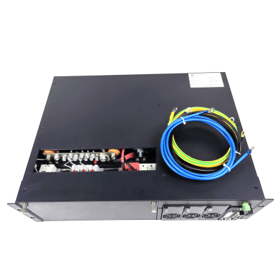 Rectificador de Energía AC 110 Vac / –48 V de Alta Eficiencia, 90 A y 5400 W, 3 UR para Telecomunicaciones como equipos OLT´s Modulares - Kompletum