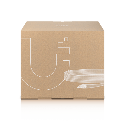 UISP Cable Carrier – Bobina de 305 m de Cable Ethernet de Grado Industrial con Protección Contra Daños Ambientales y Descargas Electrostáticas Color Negro - Kompletum