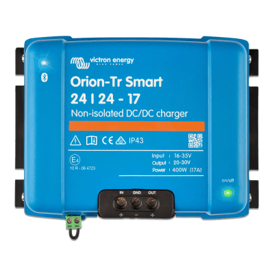 Orion-Tr 24/24-17A (400W) / Cargador de Baterías 24Vcc, 17A /  Para baterías de Plomo - Kompletum