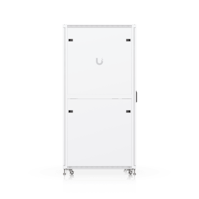 UACC Rack Cabinet 42U (600 × 1000 mm) – Gabinete de Piso Totalmente Ensamblado con Ventiladores Integrados, Paneles Removibles, Ruedas con Seguro y Puerta Frontal de Vidrio Templado - Kompletum