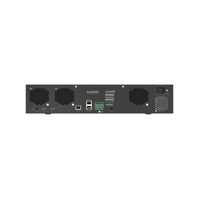 NVR 32 Megapixel (8K) / 32 Canales IP / Soporta 8 Discos Duros / H.265 & Wisestream / Wisenet P2P / ONVIF / Compatible con Cámaras IA / Salida HDMI en 4K - Kompletum