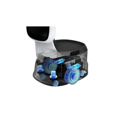 Robot de Entrega Automatizado / Área de Cobertura Máxima 200*200㎡ / Velocidad de Movimiento Ajustable 0.1~1.0 m/s / Colaboración Multi-robot Hasta 20 Robots / Batería de Ion de Litio Ternaria / Pantalla de Publicidad 18.5 pul - Kompletum