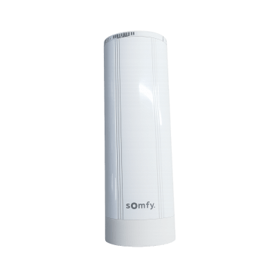 Motor para Cortinas Movelite WireFree RTS / Batería Recargable 2000 mAh / Capacidad 35 kg / Control RTS 433.42 MHz / IP30 / Hasta 10 m de Riel / Touch Motion / Compatible con App Inteo Somfy - Kompletum