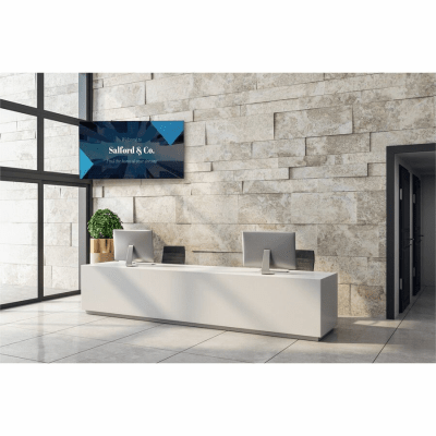 Soporte de Pared Articulado SmartMount para Pantallas 43" a 65"+ / Extensión 30.1" (765mm) / Capacidad 90 lb (41kg) / VESA 200x100 a 600x400mm / Pivote ±90° / Gestión Integrada de Cables - Kompletum