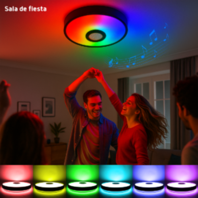 Luminario LED JLAR-3003 / 30W / 2400 Lúmenes / Bluetooth Control App / Voltaje 85-265V / Temperatura 6500K Fría / Garantía 3 Años - Kompletum