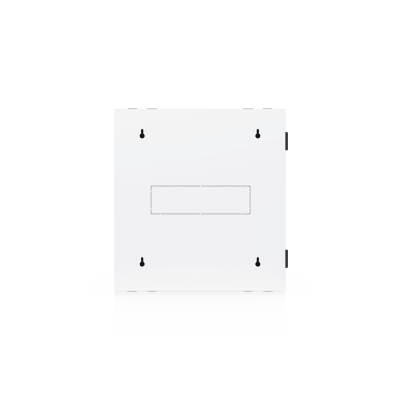 UACC Rack Cabinet 12U (600 x 703 mm) - Gabinete Cerrado para Montaje en Pared con Puerta Frontal Perforada, Puerta Trasera Abatible (Swing-Out) y Paneles Laterales Removibles con Llave - Kompletum
