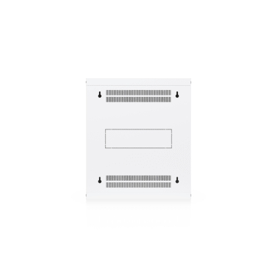 UACC Rack Cabinet 12U (550x 450 mm) - Gabinete Cerrado para Montaje en Pared con Puerta Frontal Perforada, Totalmente Ensamblado con Ventiladores Integrados y Paneles Removibles - Kompletum