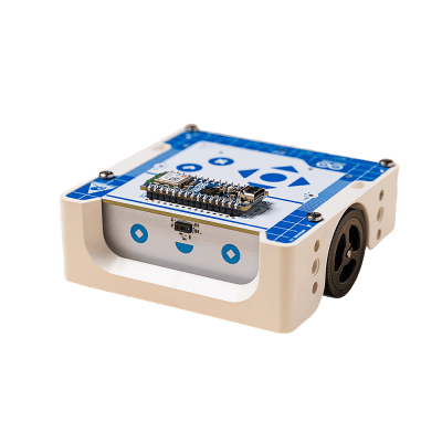Robot Educativo Arduino Alvik / STM32 Arm Cortex-M4 / Nano ESP32 / Conectividad Wi-Fi y Bluetooth LE / Programación en MicroPython y Arduino / Expansibilidad con Lego Technic y Sensores Adicionales - Kompletum